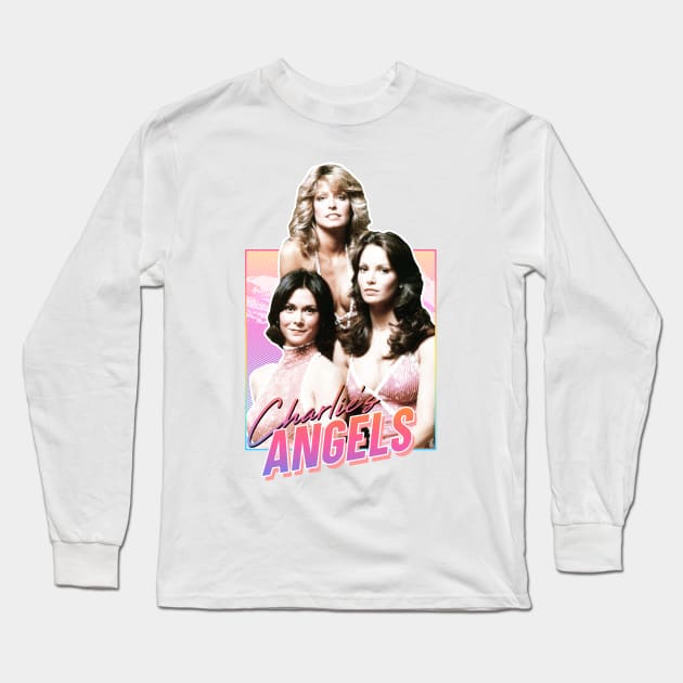 Charlies Angels - 80s Long Sleeve T-Shirt by PiedPiper